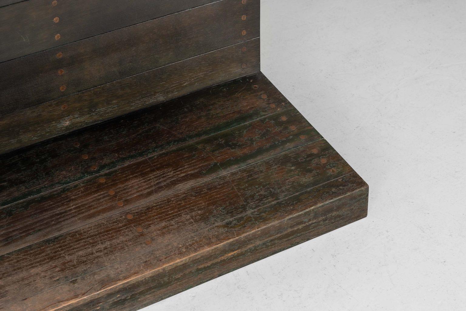 Jan de Jong writing table Town Hall Budel Netherlands 1967 For Sale 7