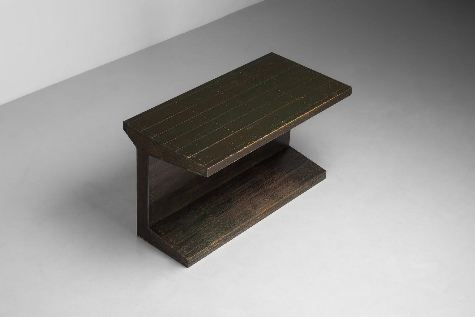 Jan de Jong writing table Town Hall Budel Netherlands 1967 For Sale 9