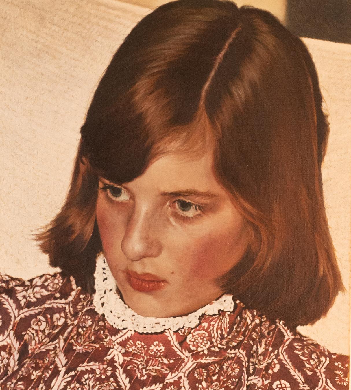 Portrait painting of Diana Spencer