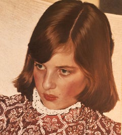 Portrait painting of Diana Spencer 