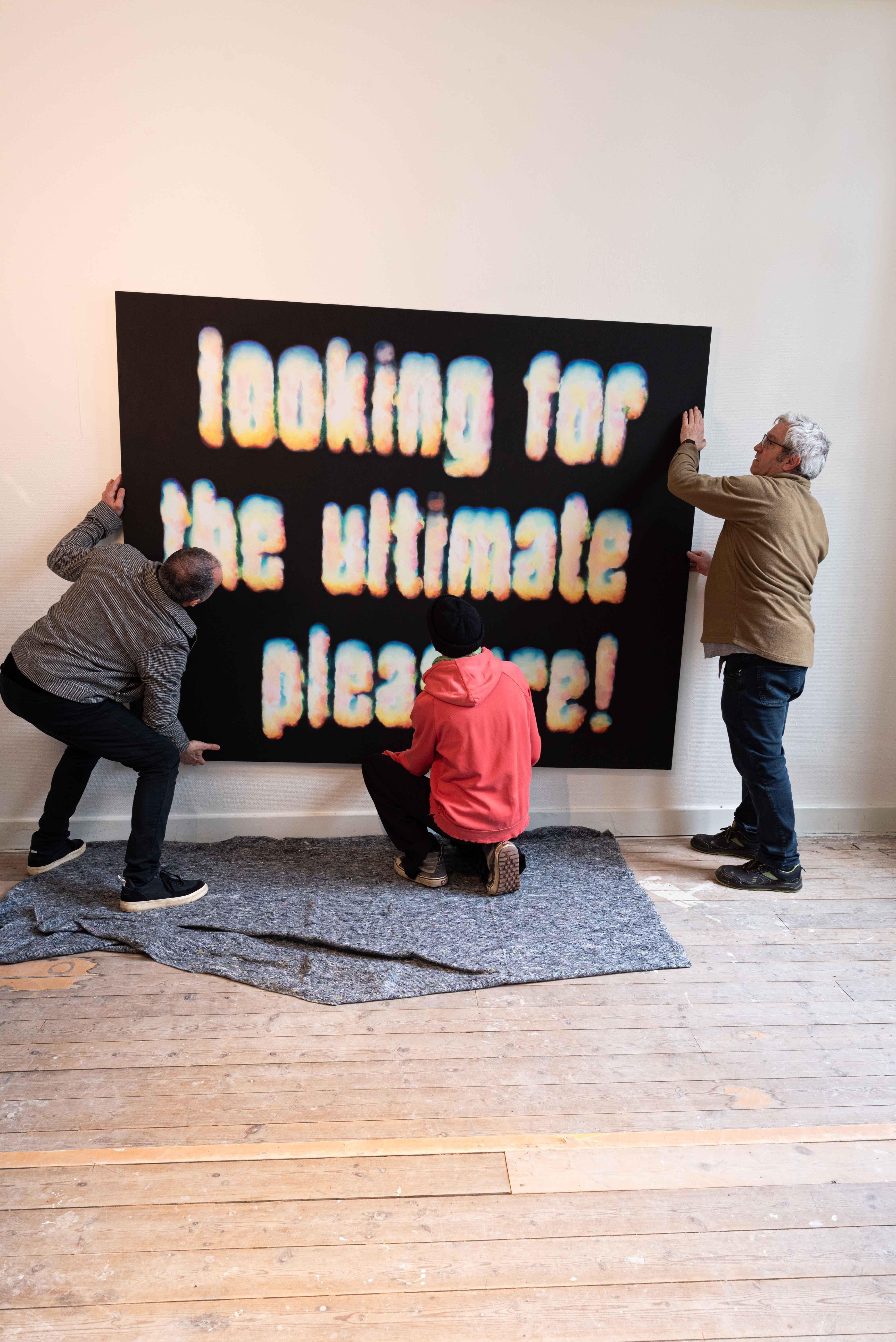 XXXL painting called 'Looking for the ultimate pleasure' For Sale 1