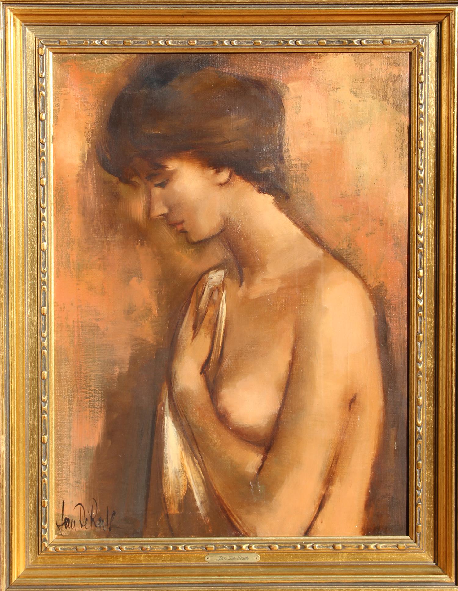 Jan De Ruth Nude Painting - Felicity