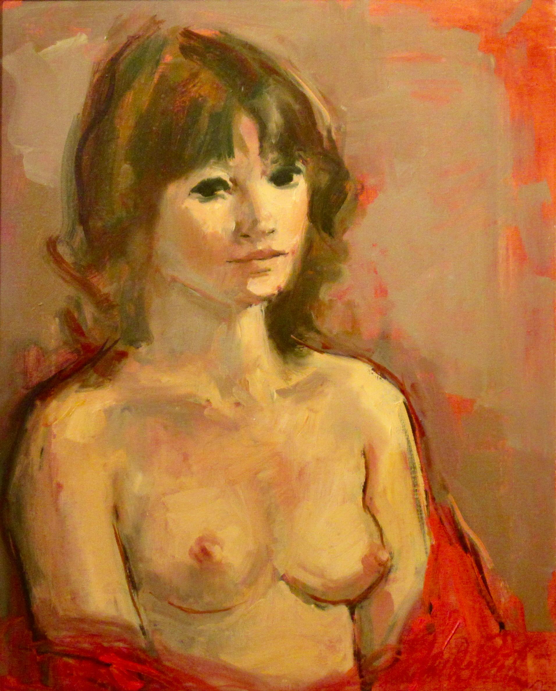Nude - Painting by Jan De Ruth