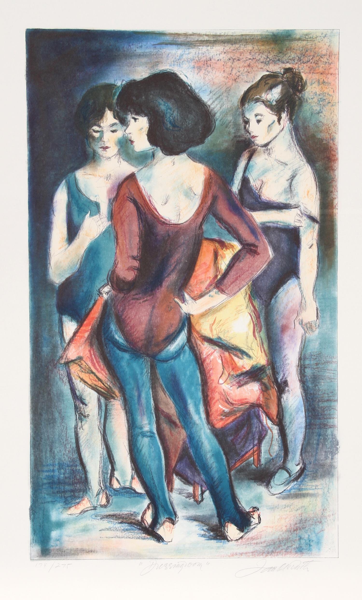 Dressing Room, Modern Art Lithograph by Jan De Ruth For Sale 4
