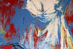 Riflessi, serigrafia di nudo impressionista di Jan De Ruth