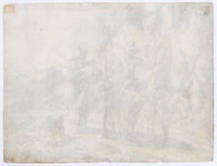 Shepherd talking to a young shepherd on a donkey