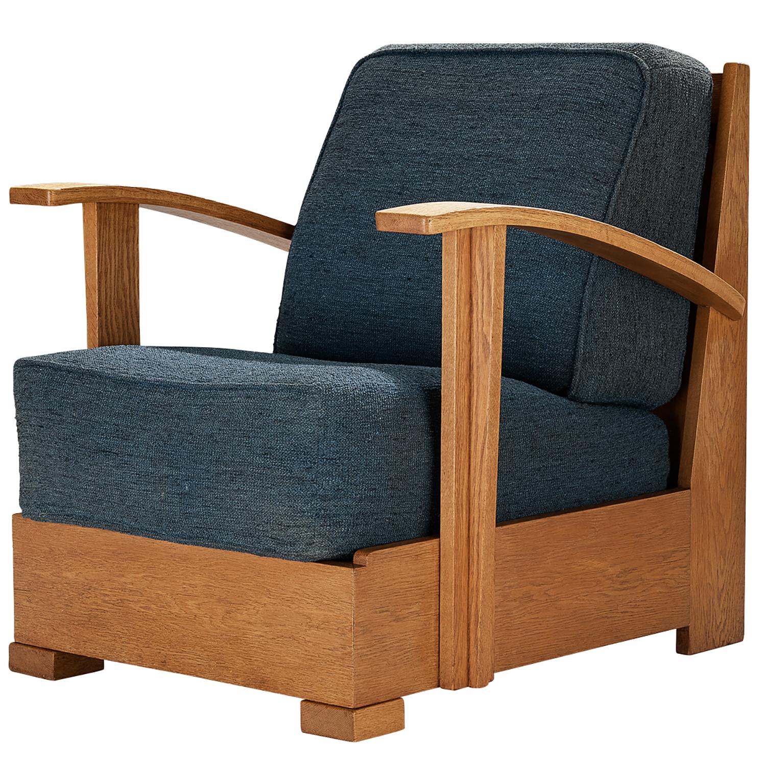 Jan den Drijver für De Stijl Lounge Chair in Eiche im Angebot