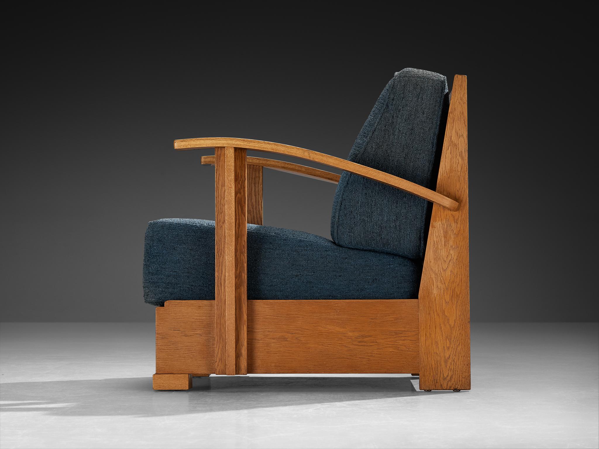 Jan den Drijver für De Stijl Lounge Chair in Eiche (Niederländisch) im Angebot