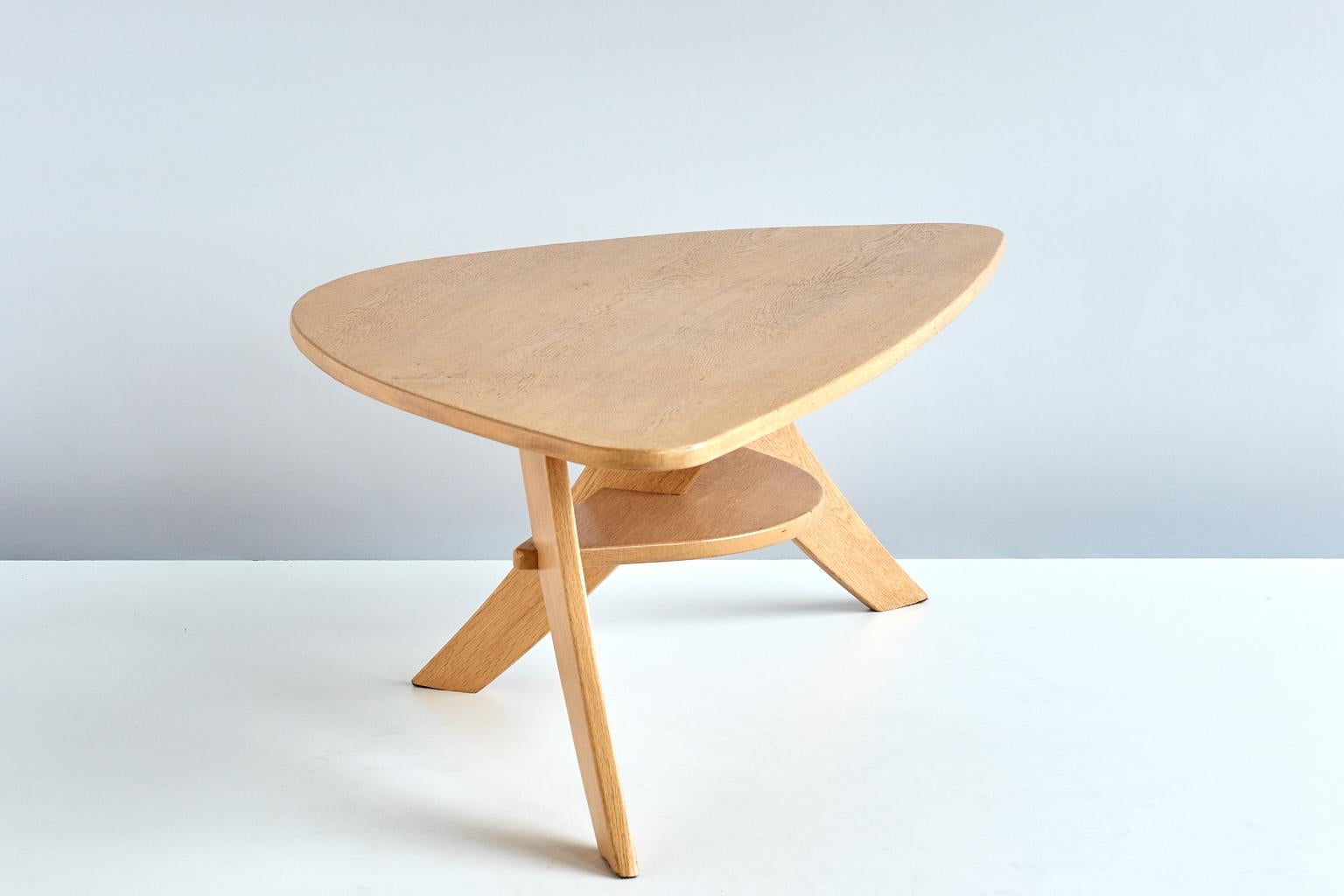 A rare coffee or low table designed by Jan Den Drijver for his shop 