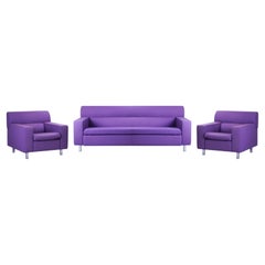 Jan des Bouvrie for Gelderland, Model 6440, Livingroom Set, Purple