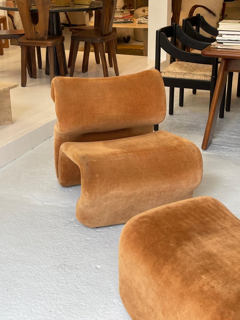 Set of Jan Ekselius "Etcetera" Lounge Chairs and Ottoman, circa 1970s