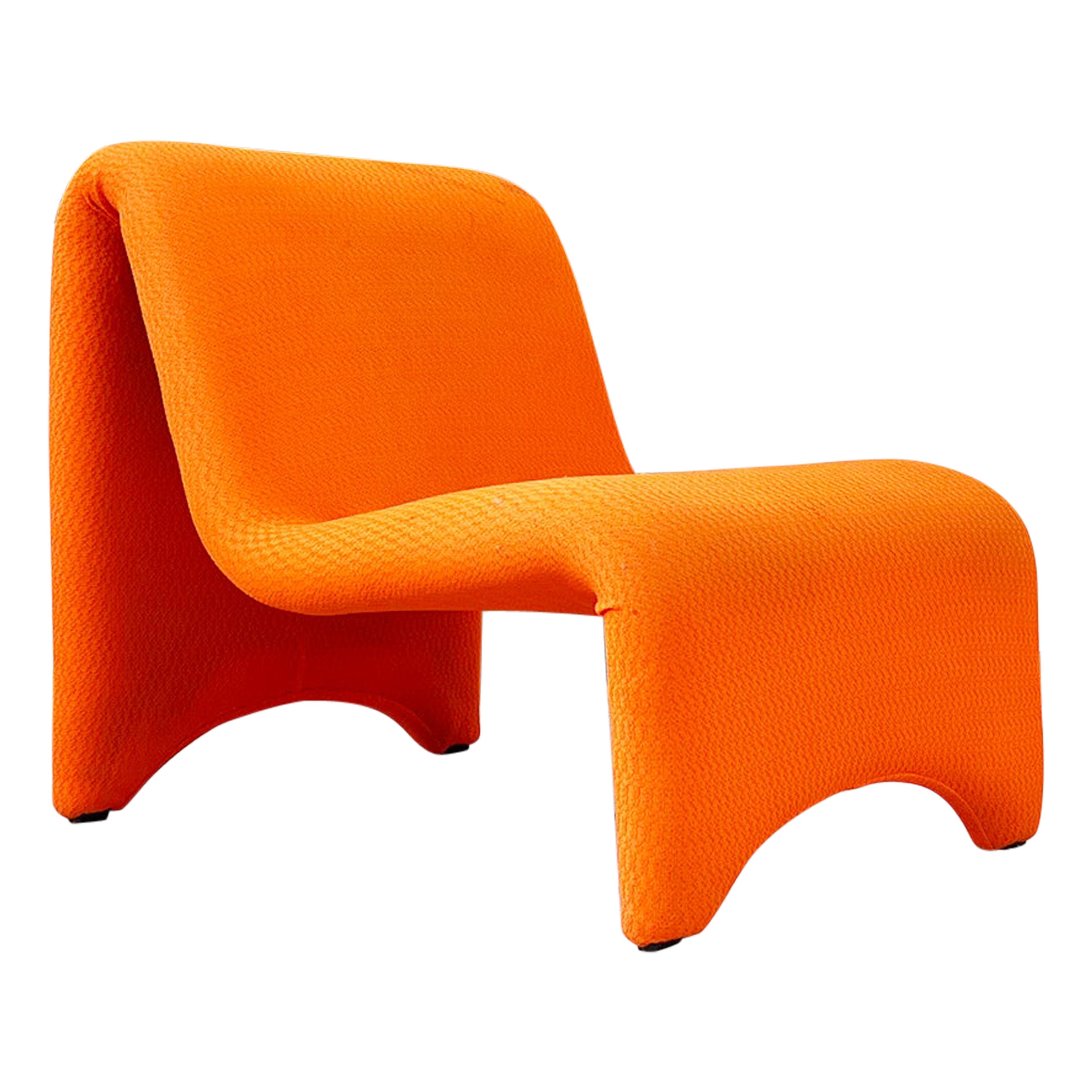 Silla de comedor/acento de la era espacial postmoderna estilo Jan Ekselius, años 60