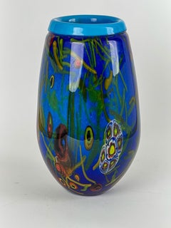 Jan-Erik Ritzman Art Glass Vase, Sweden, 1980s