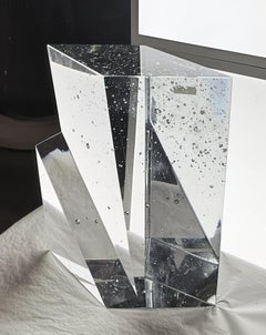 Jan Exnar, Czech Crystal Monolith with Undercut Step, 1998