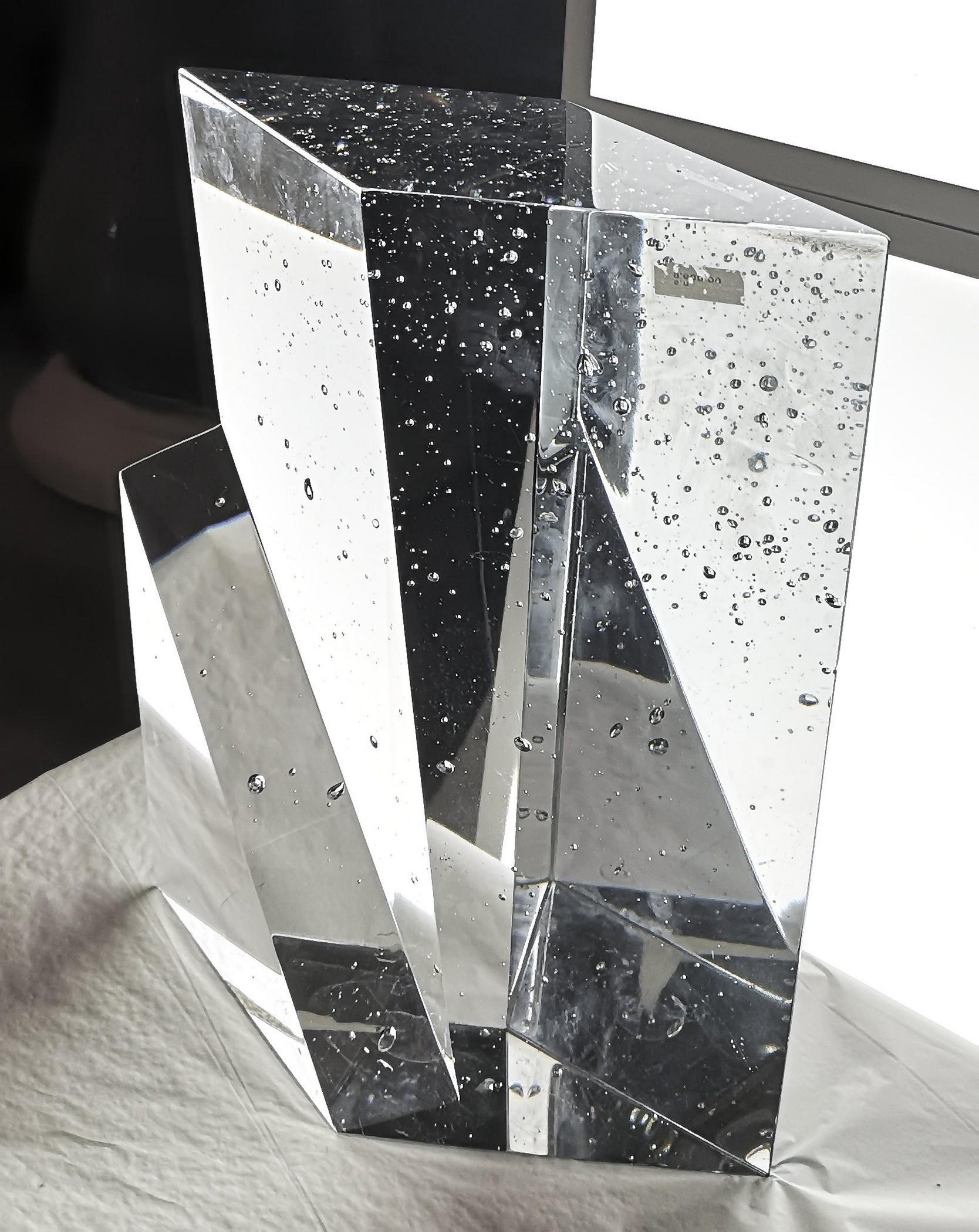 Jan Exnar, Czech Crystal Monolith with Undercut Step, 1998 2