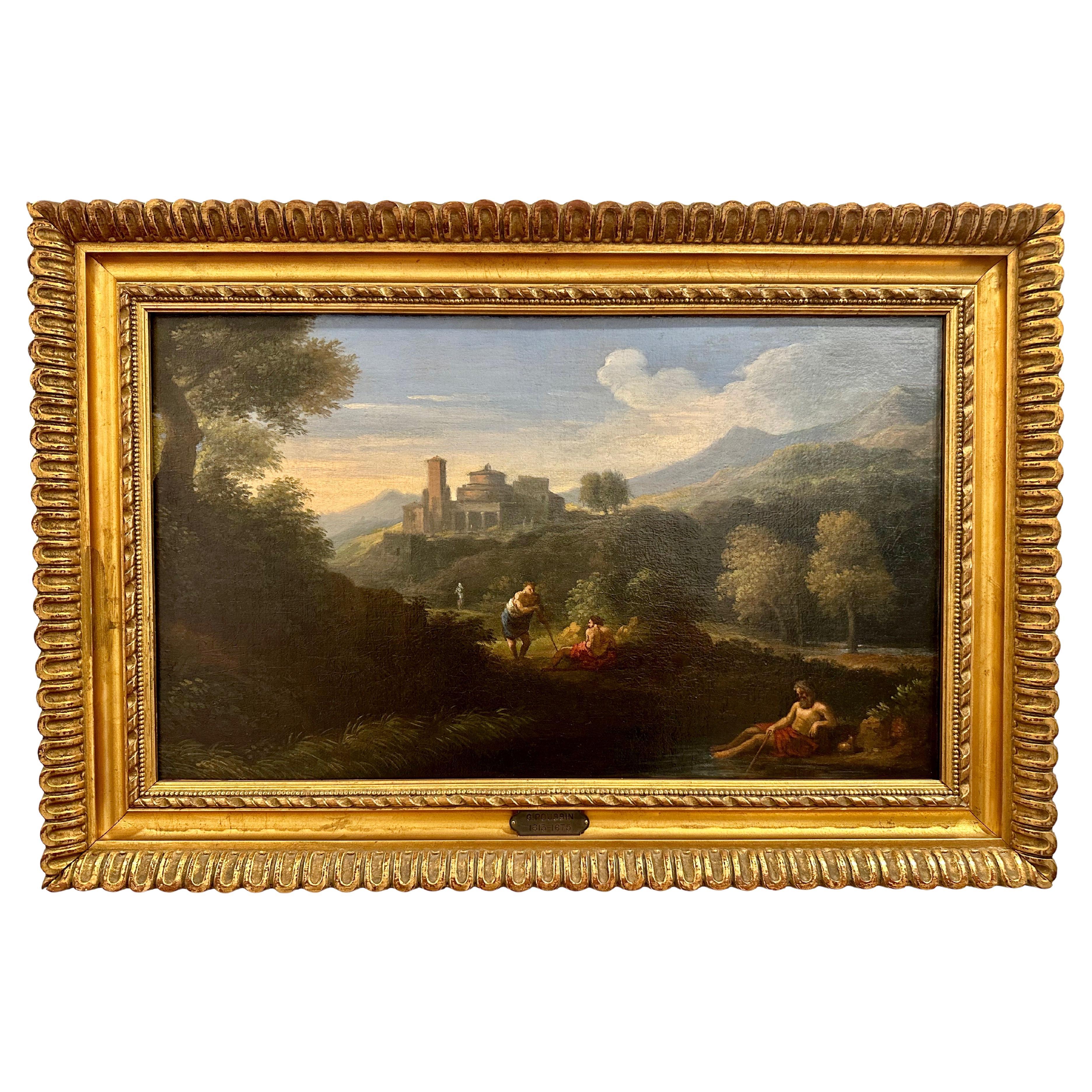Jan Frans van Bloemen detto Orizzonte (Anversa 1662-Roma 1749), Paesaggio romano in vendita