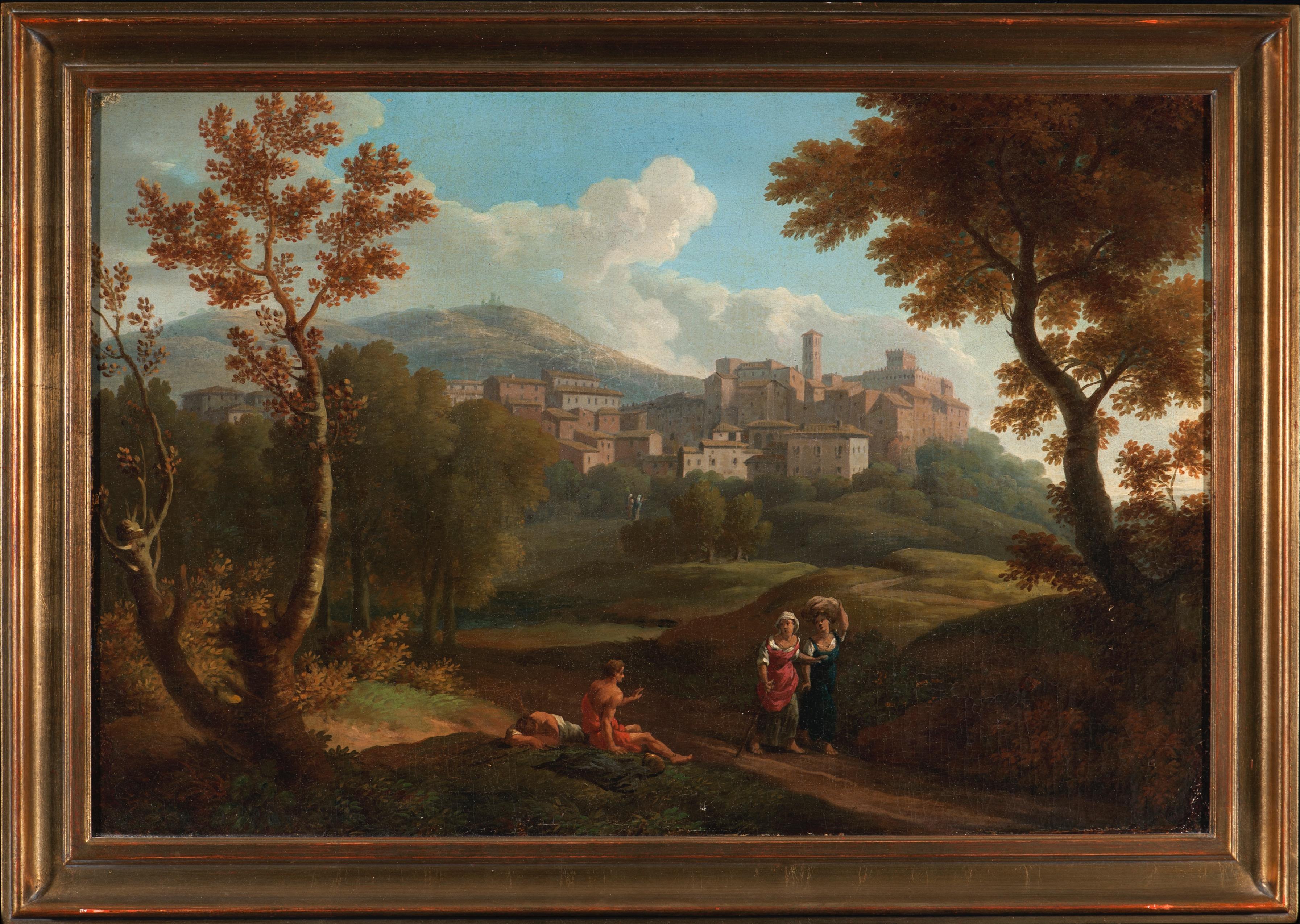 Italian Landscape - Painting by Jan Frans van Bloemen (Orizzonte)