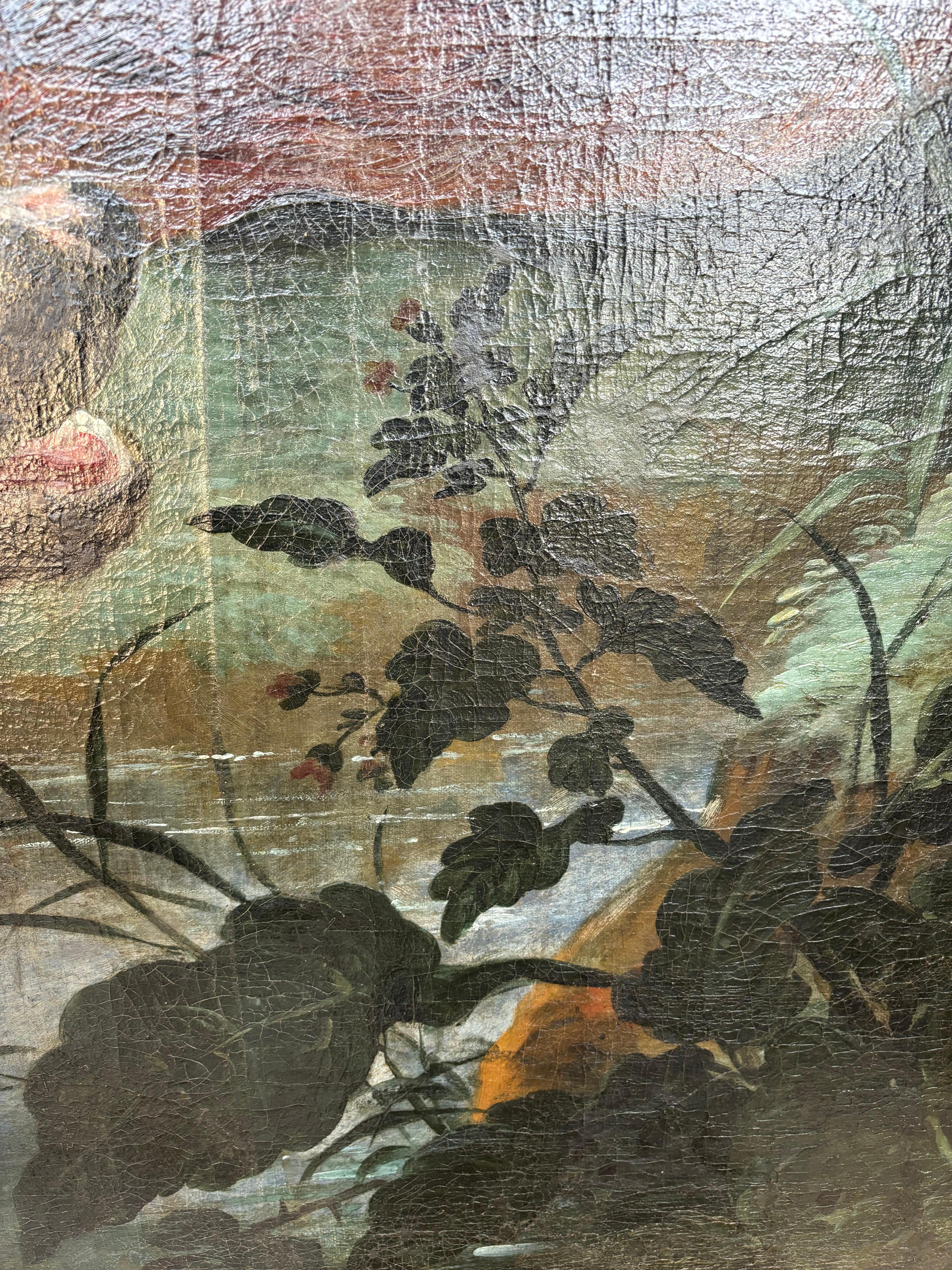 Perros atacando zorros; Caza del zorro; Escena de caza, Gran maestro barroco antiguo, Jan Fyt en venta 4
