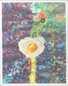 Jan Gatewood Fried Egg Mixed Media