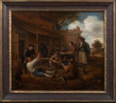 Paysans ivres devant une taverne, 17e siècle Jan Havicksz. STEEN (1626-1679)