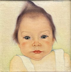 Jan Hendrik Willem Wittenberg "Child's Head" Dutch New Objectivity