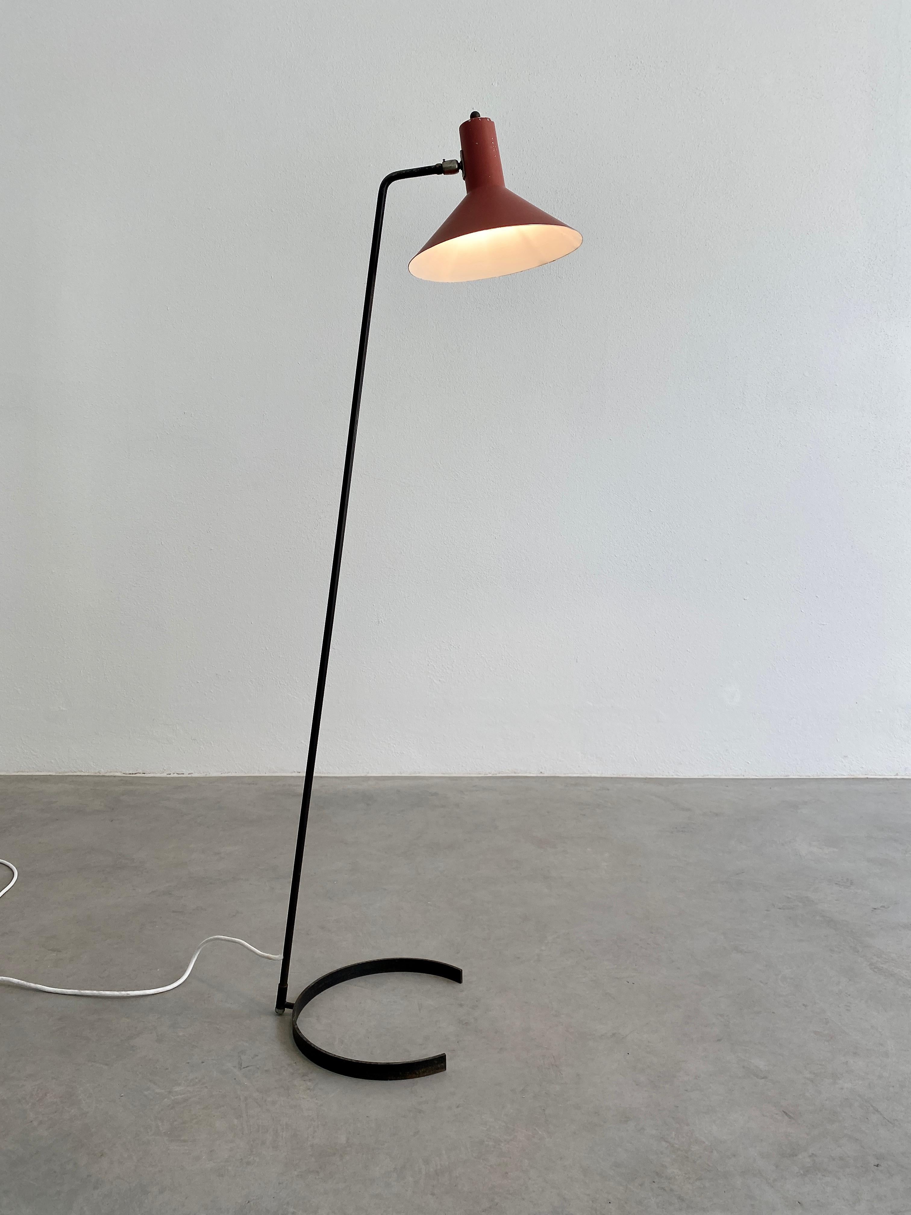 Jan Hoogervorst Floor Lamp, The Netherlands, circa 1955 For Sale 2