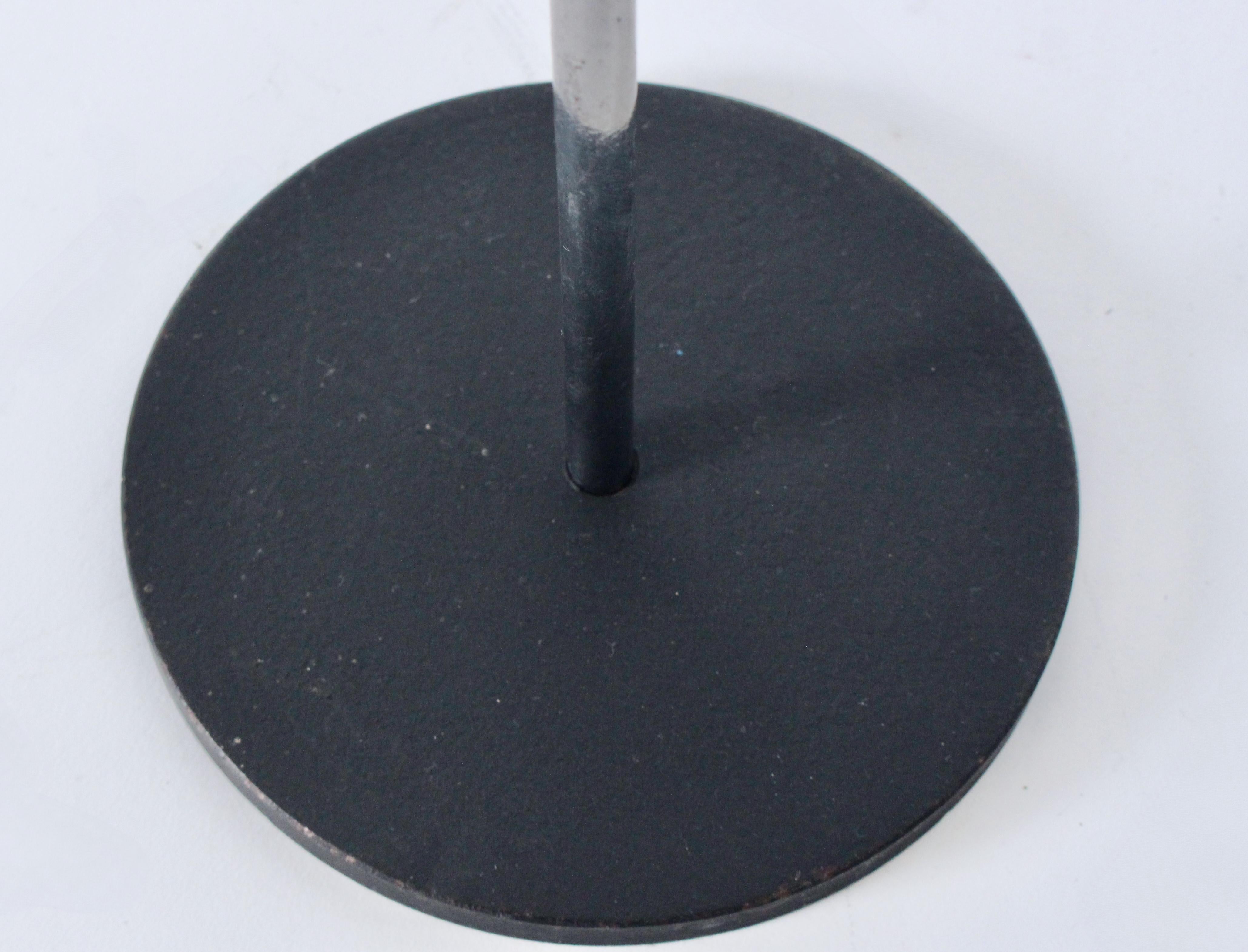 Jan Hoogervorst für Anvia Schreibtischlampe mit Gegengewicht aus Chrom und schwarzem Schirm im Angebot 12