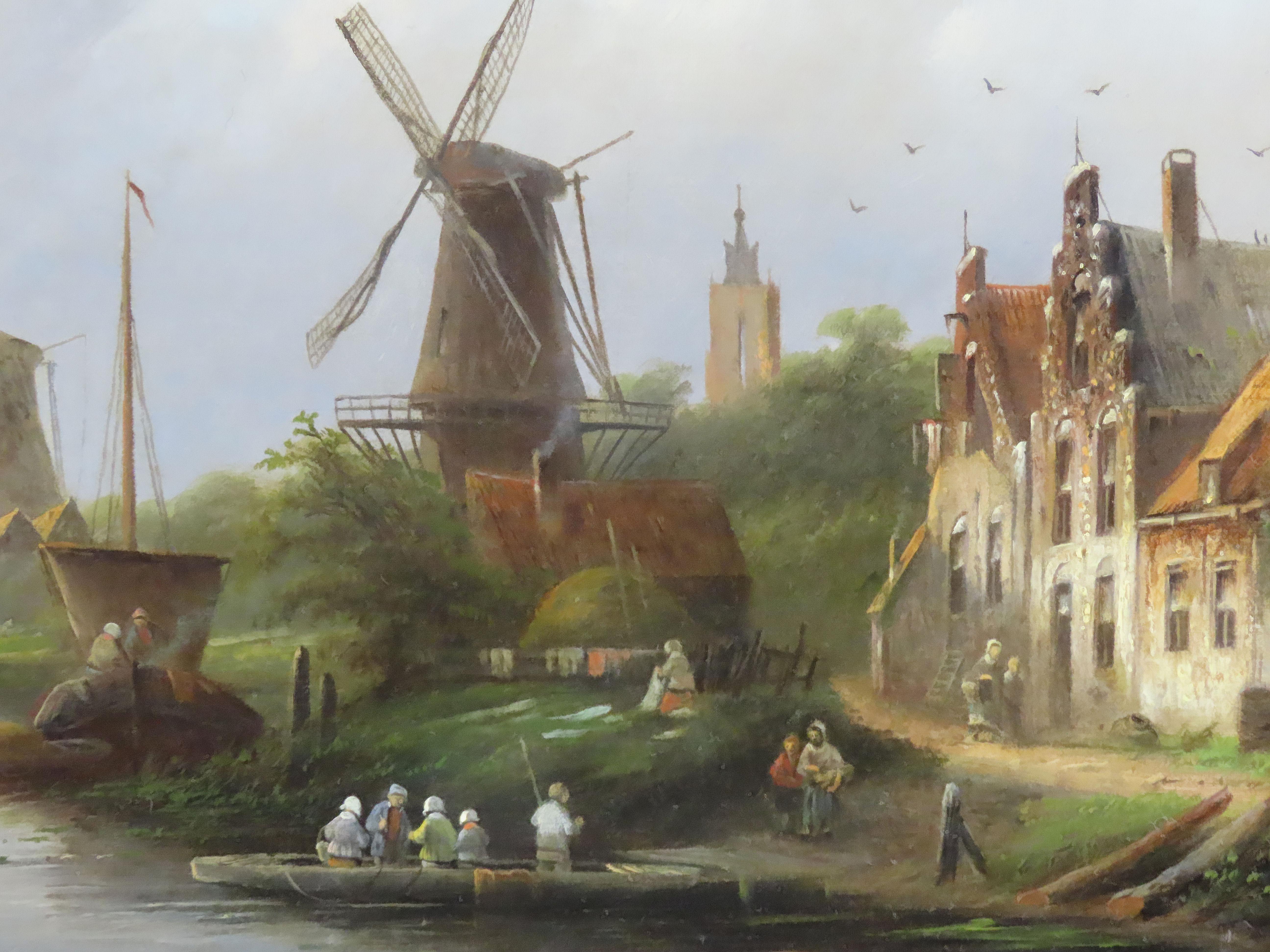 Öl auf Leinwand von Jan Jacob Conrad Spohler. 