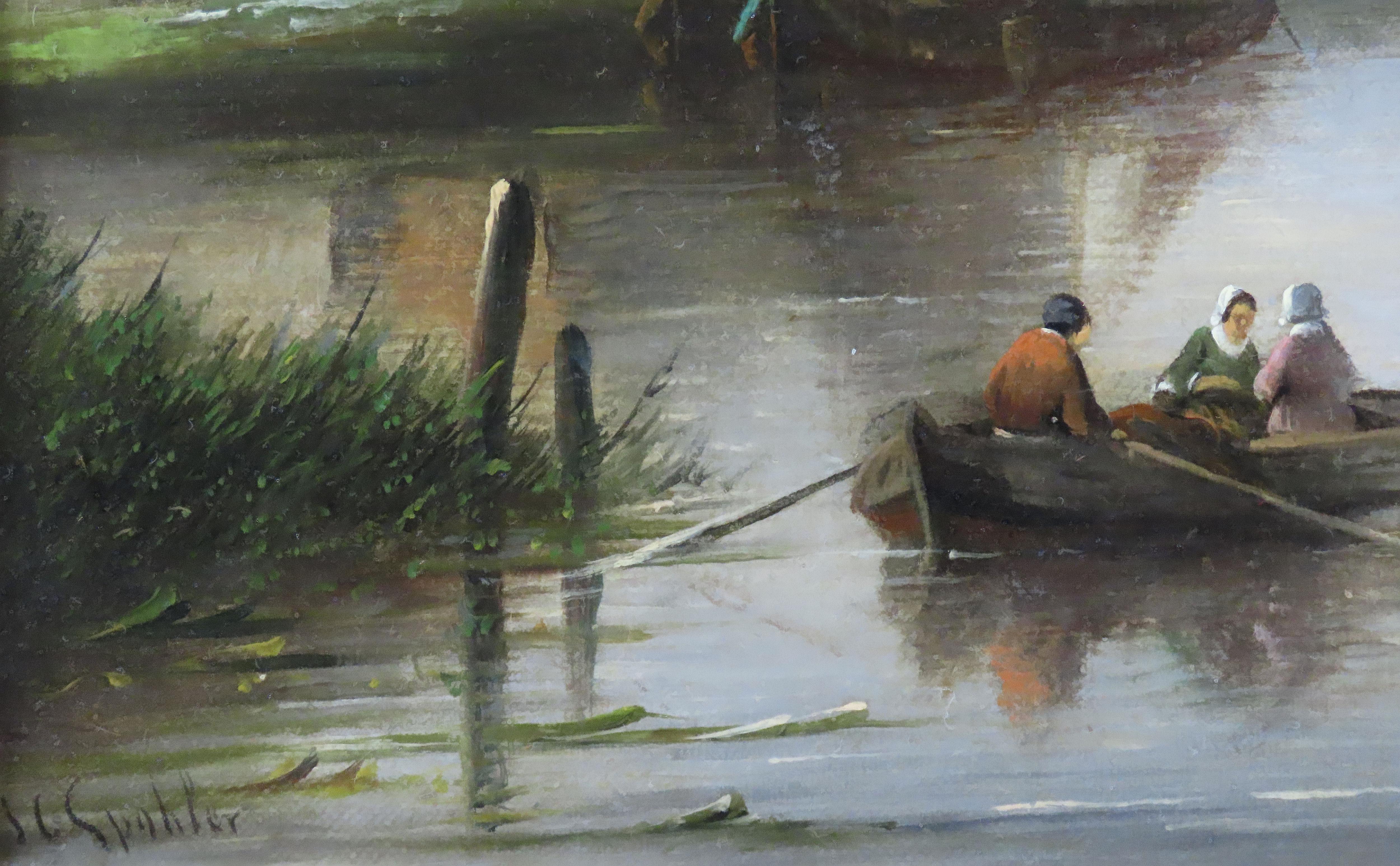 Öl auf Leinwand von Jan Jacob Conrad Spohler. 