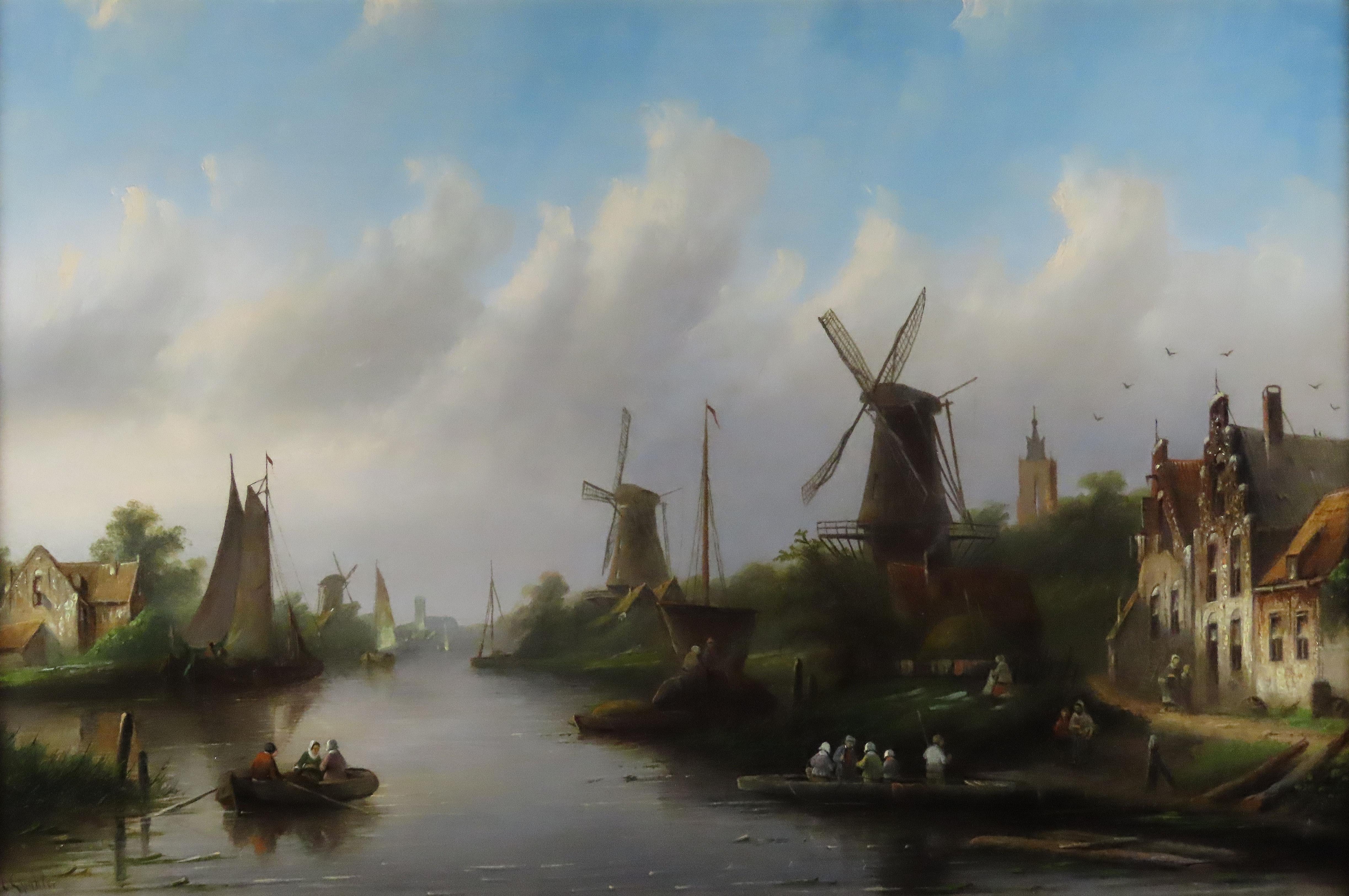 Oil Painting by Jan Jacob Conrad Spohler, 