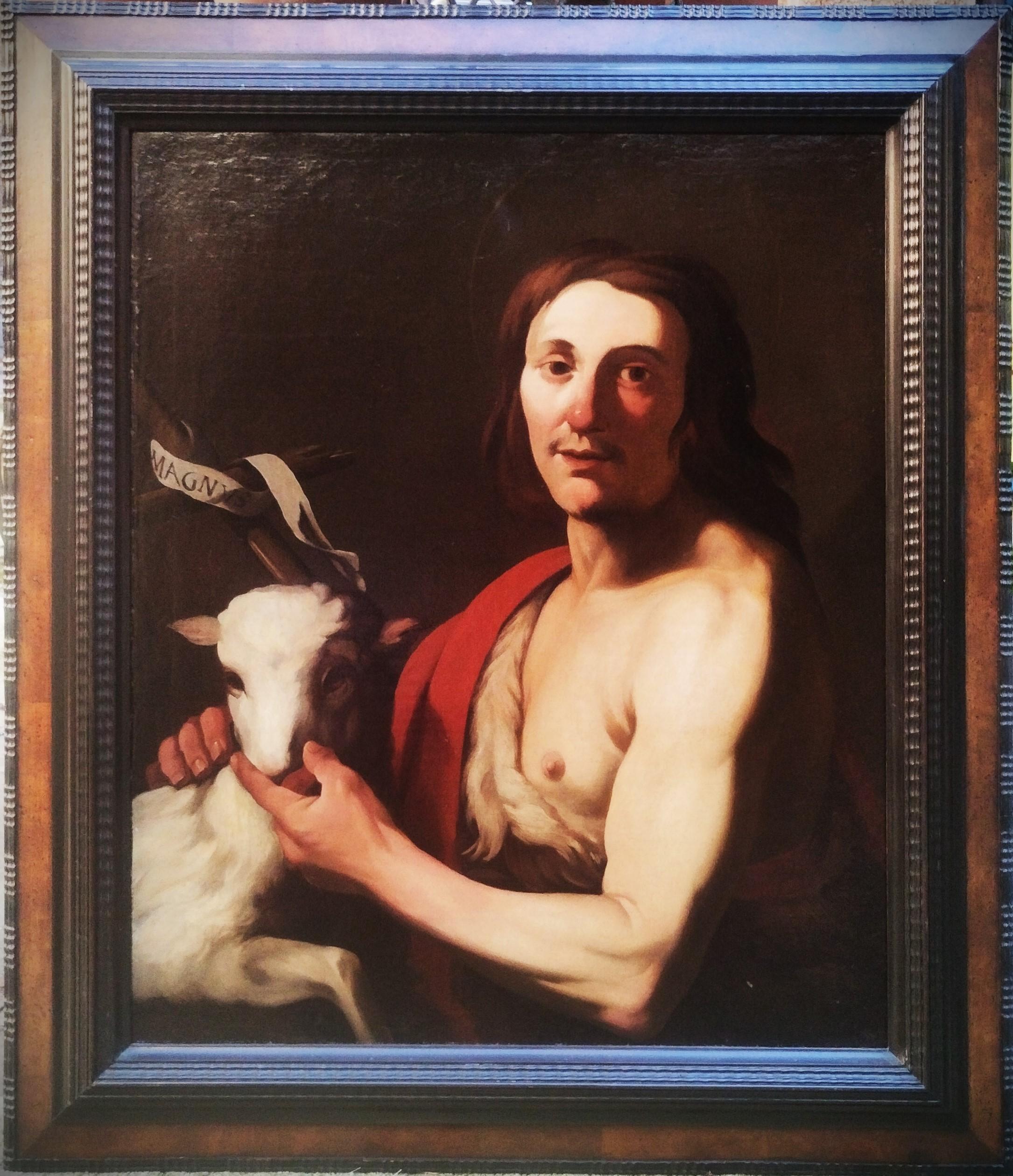 XVIIe siècle par Jan Janssen Saint Johns Huile sur toile - Maîtres anciens Painting par Jan Janssens 