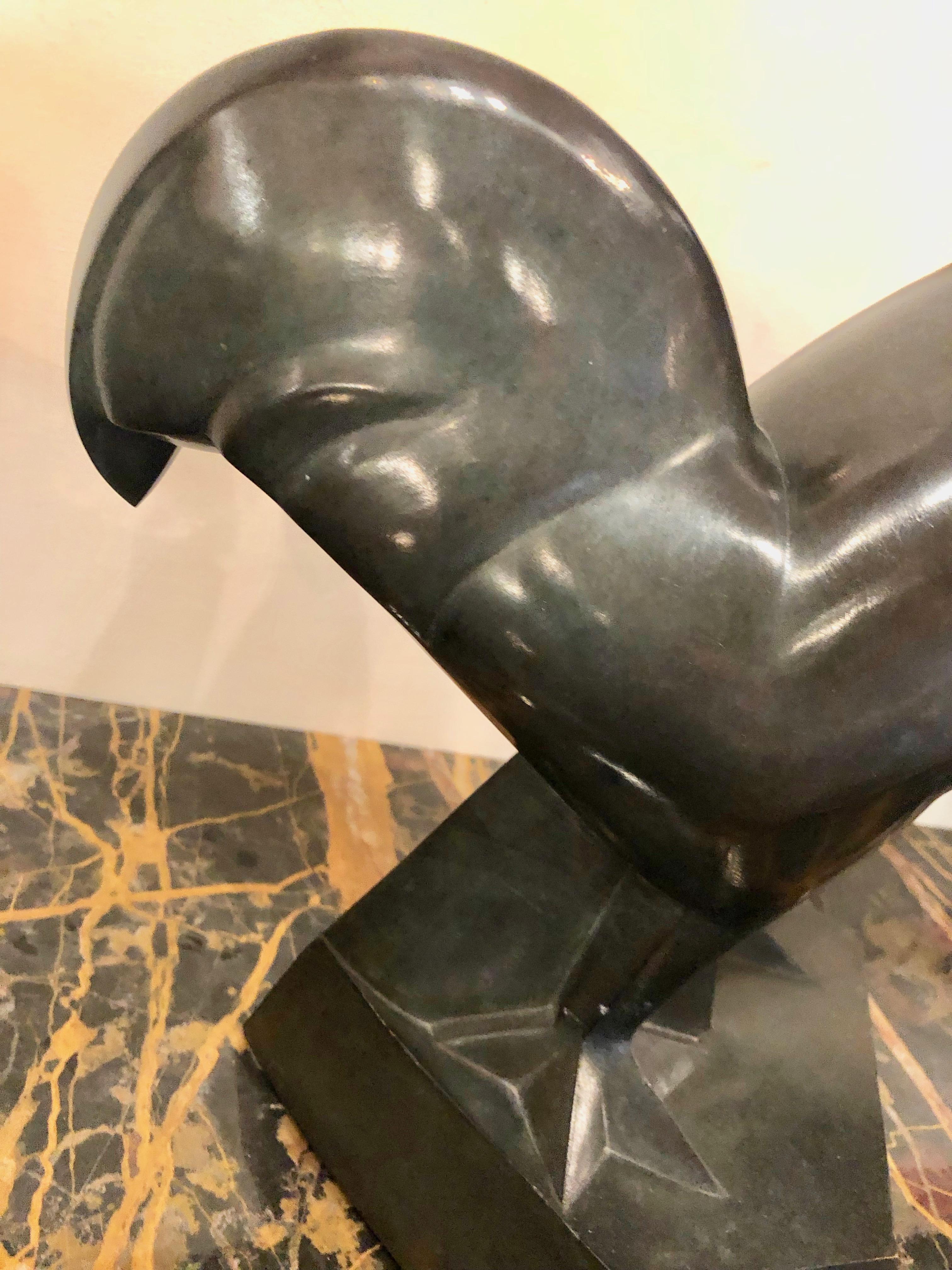 Jan & Joel Martel Art Deco Bronze Rooster 1 of 8 1