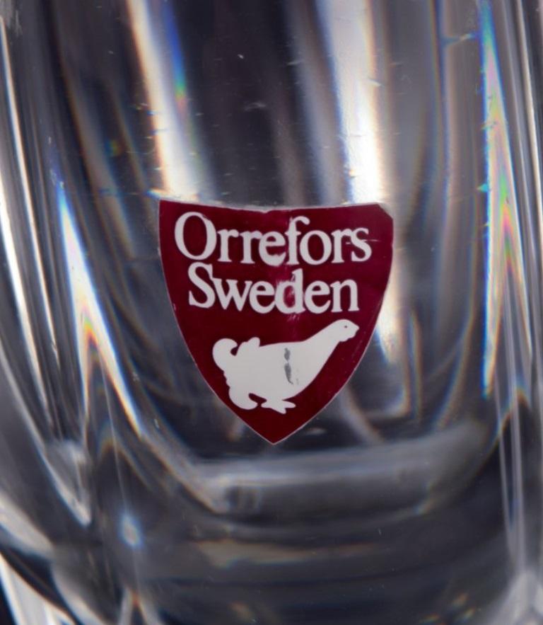 Vetro artistico Jan Johansson per Orrefors, Svezia. Vaso in vetro artistico 
