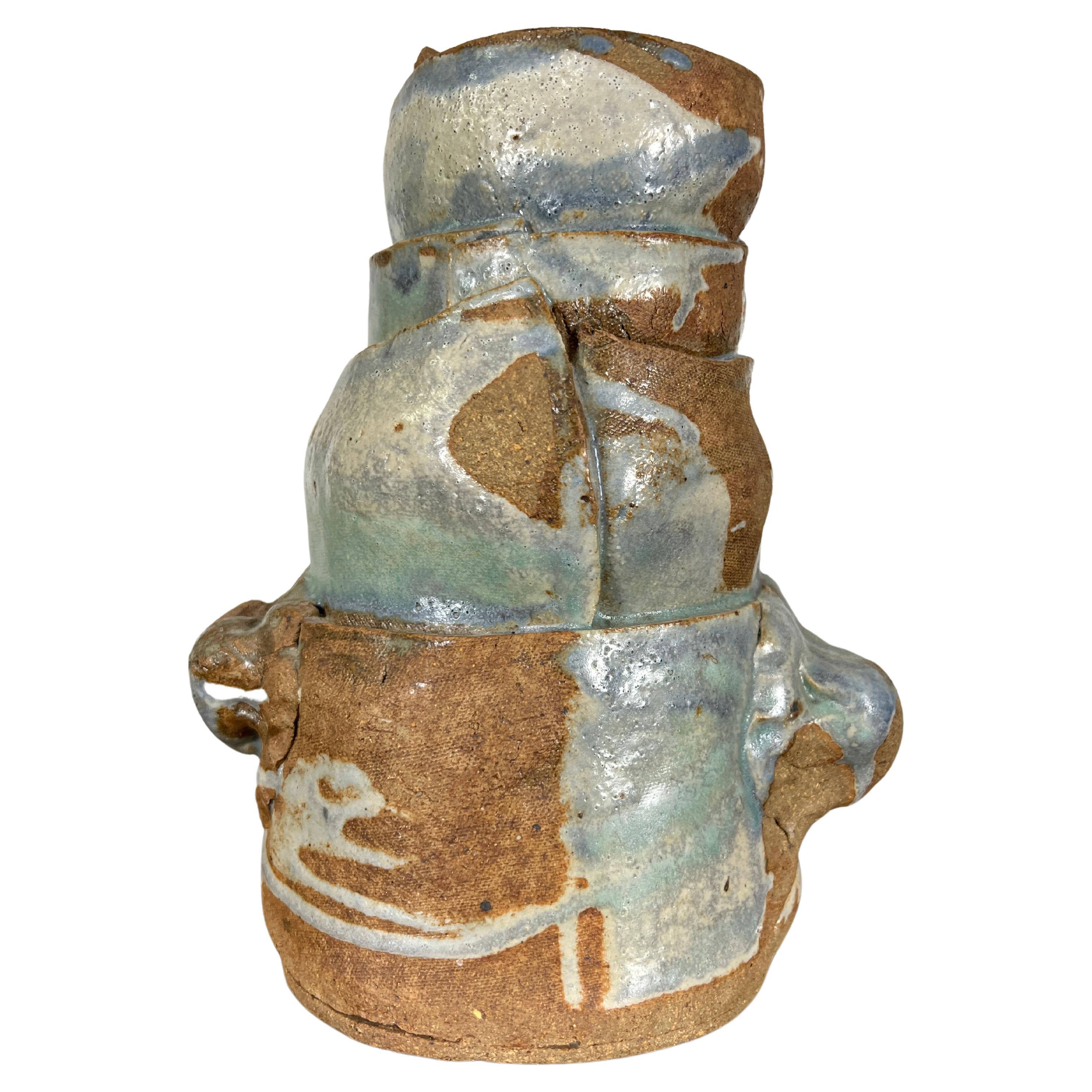 Nancy Wickham Signed Studio Pottery Vase
