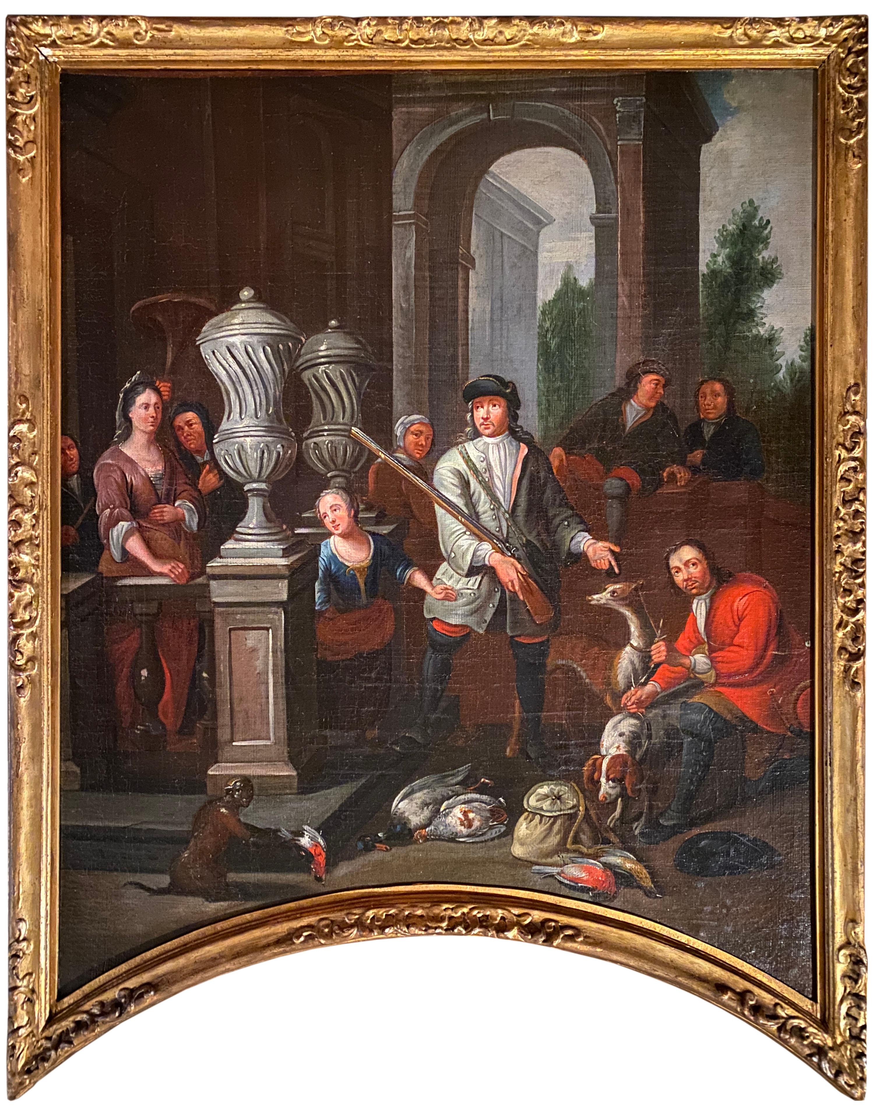 Después de la caza, Jan Josef Horemans el Joven, Amberes 1714 - 1790, Flamenco