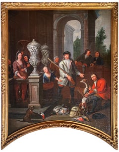 Antique After the Hunt, Jan Josef Horemans the Younger, Antwerp 1714 – 1790, Flemish