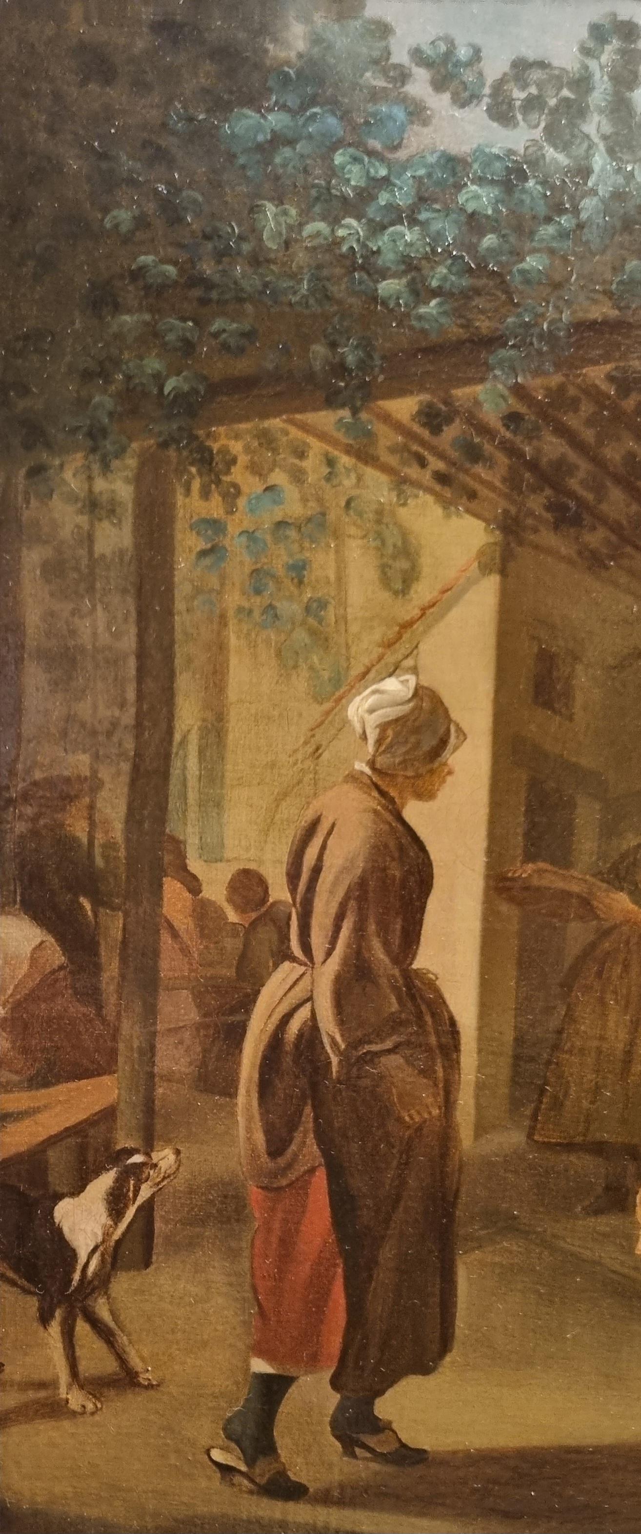 HOREMANS der Jüngere Flämisches Gemälde Fest Musikantenleben Antwerpen 18. im Angebot 2