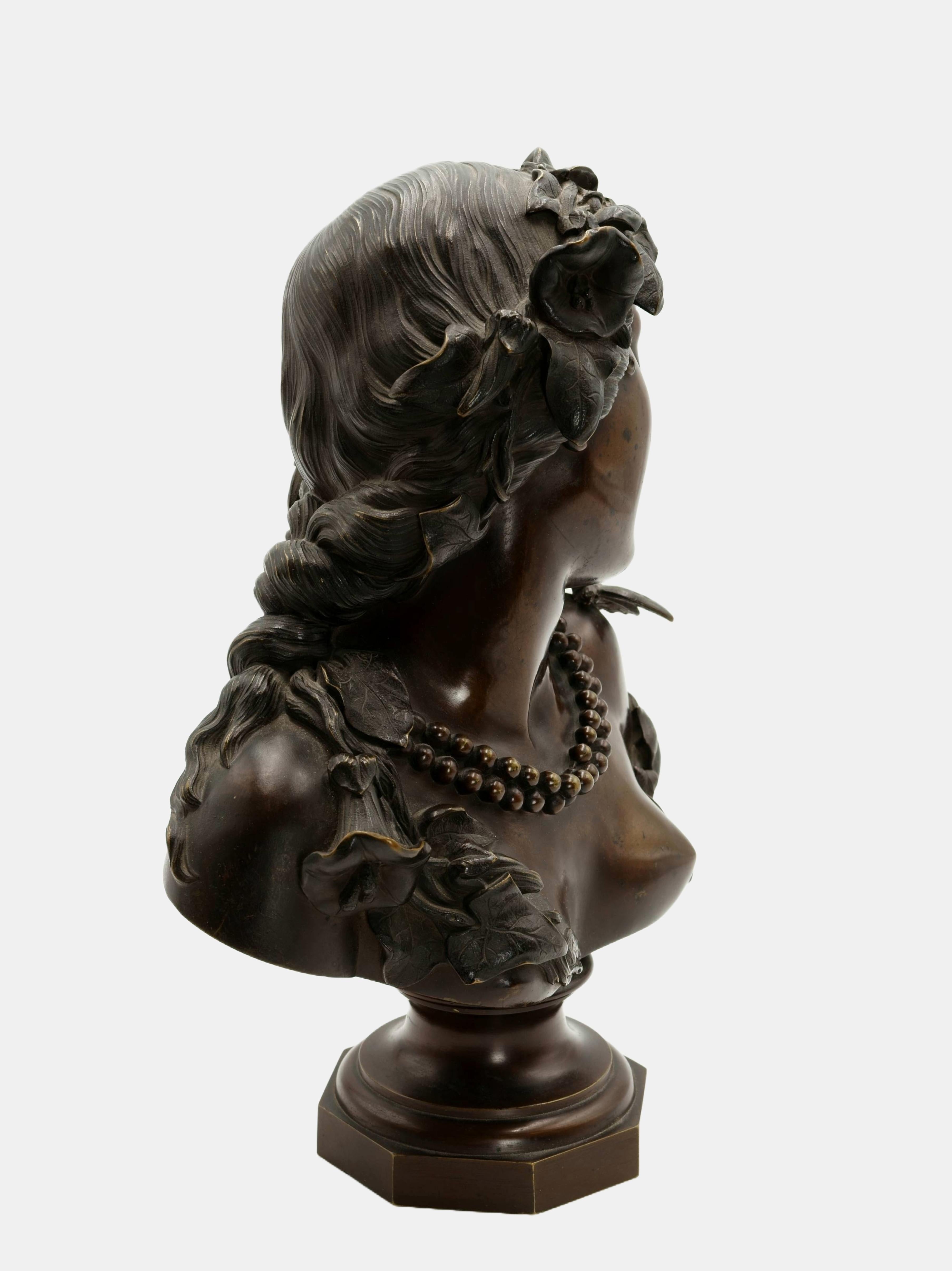Psyche / - Fulfilled longing - - Gold Figurative Sculpture by Jan Jozef Jaquet