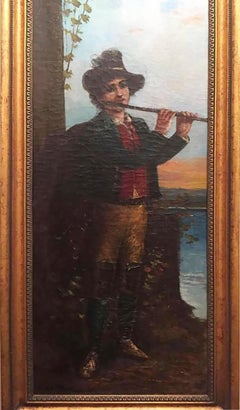 19th Century Portrait Oil Painting European School by Jan Kalbeck