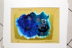 Wandering around the Red Sea - XXI century, Mixed media, Abstract print, Glitter