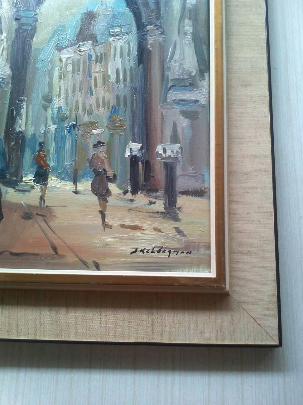 The Libertine Girls of Rue Saint Denis  - Painting by Jan Kelderman