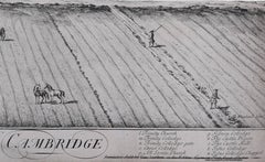 Cambridge University 18th century engraving by Jan Kip after Whitehand