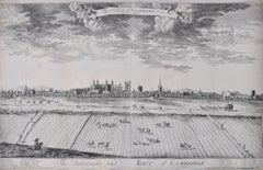 Cambridge University 18th century engraving by Jan Kip after Whitehand