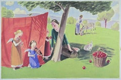 In the Countryside - Lithograph by Jan Knap - 1999