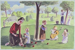 In the Countryside - Lithograph by Jan Knap - 1999