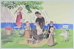 In the Countryside - Lithograph by Jan Knap - 1999