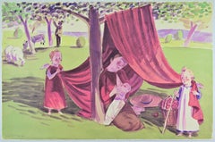 In the Countryside - Lithograph by Jan Knap - 1999