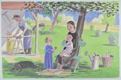 Dans la campagne - Lithographie de Jan Knap - 1999