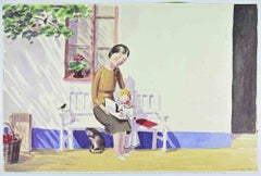 Dans la campagne - Lithographie de Jan Knap - 1999