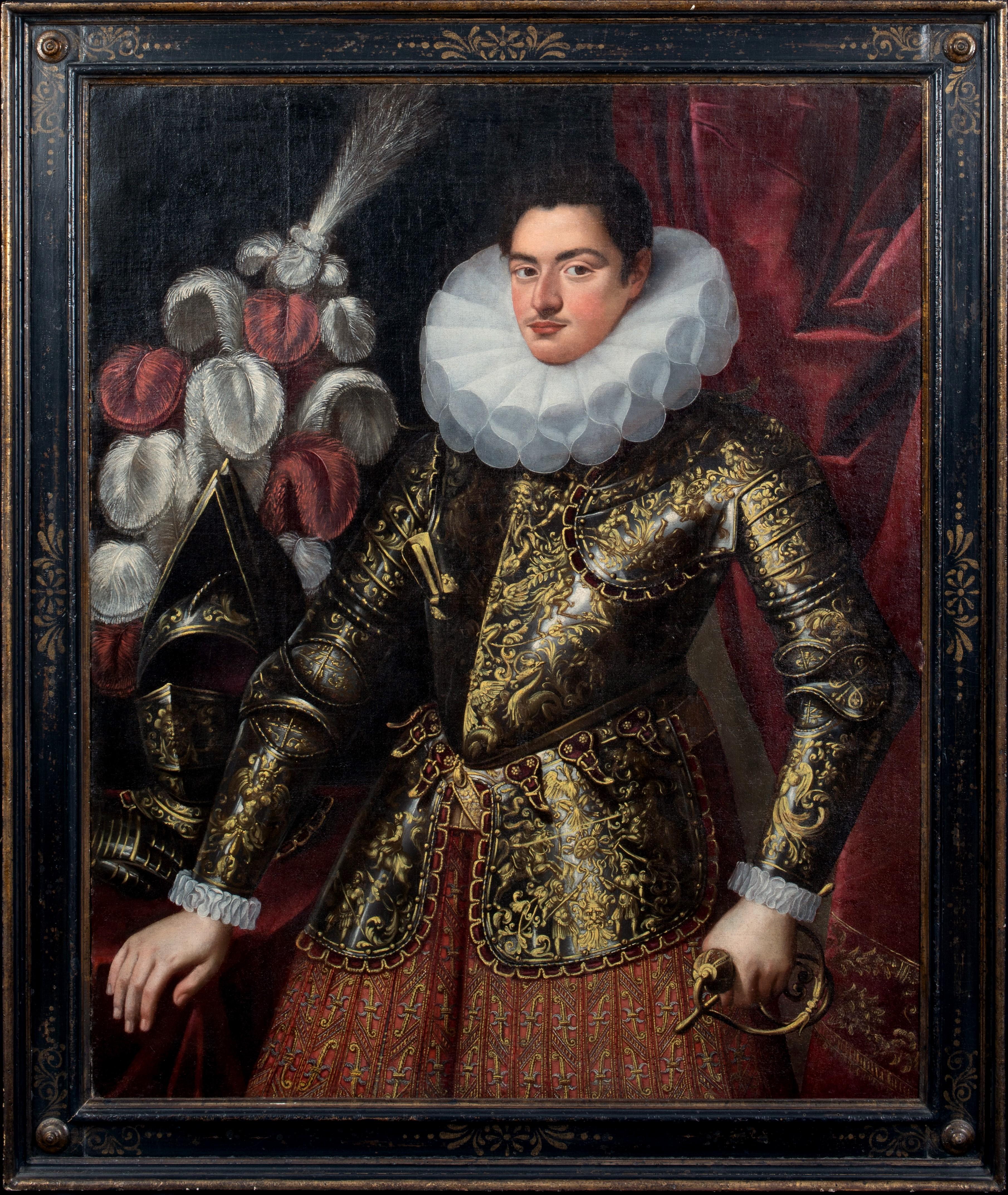 Jan KRAECK Portrait Painting - Portrait Of Ferdinand I Gonzaga, Duke of Mantua & Montferrat, Knight Of Malta 